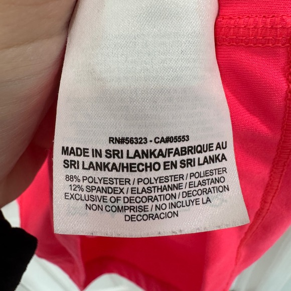 Nike Pro Dri FIT Neon Pink Long Sleeve Cowl Neck Athletic Top Women's Size S - Picture 5 of 8